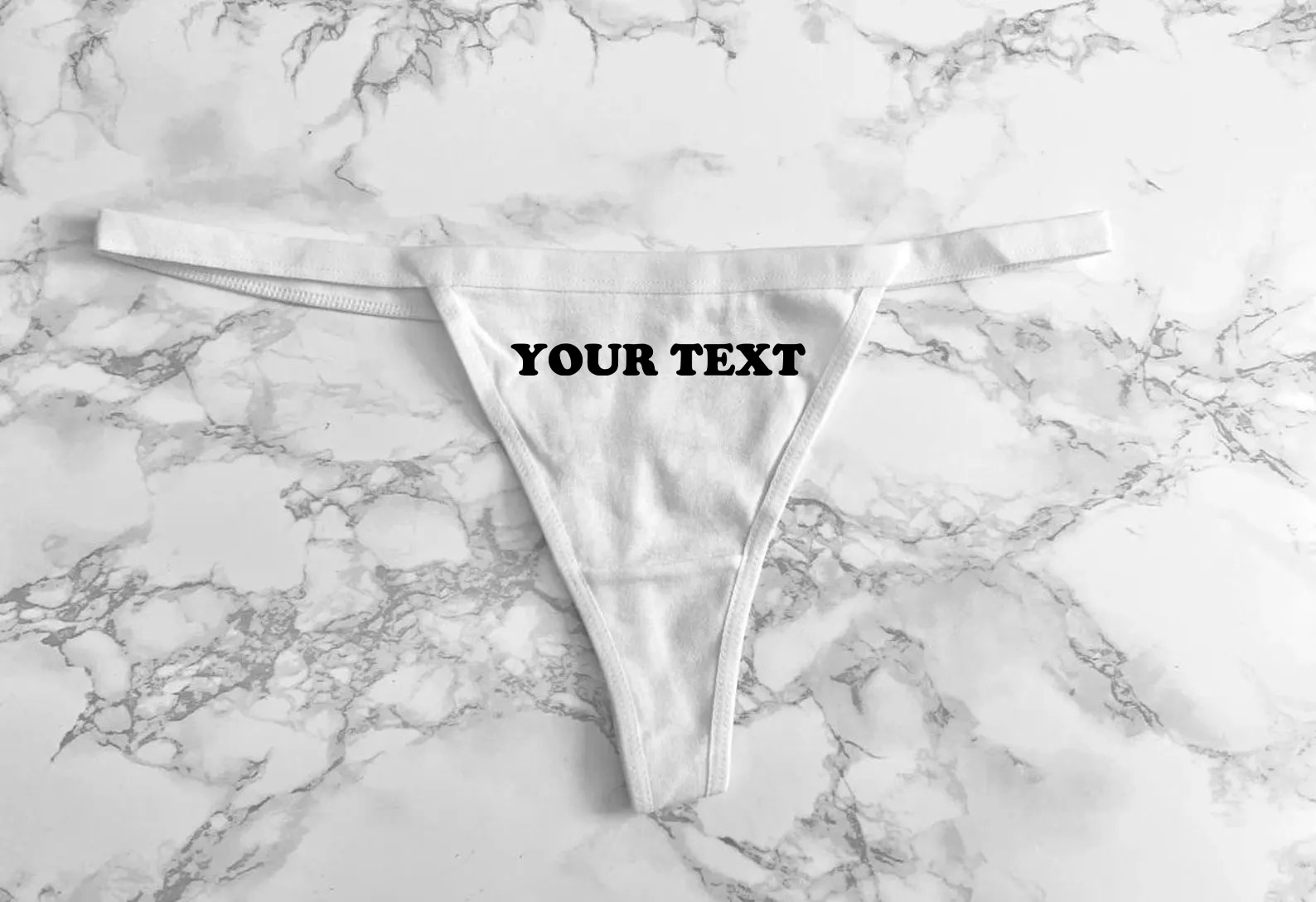 3pcs Custom Text Women's Thong Underwear