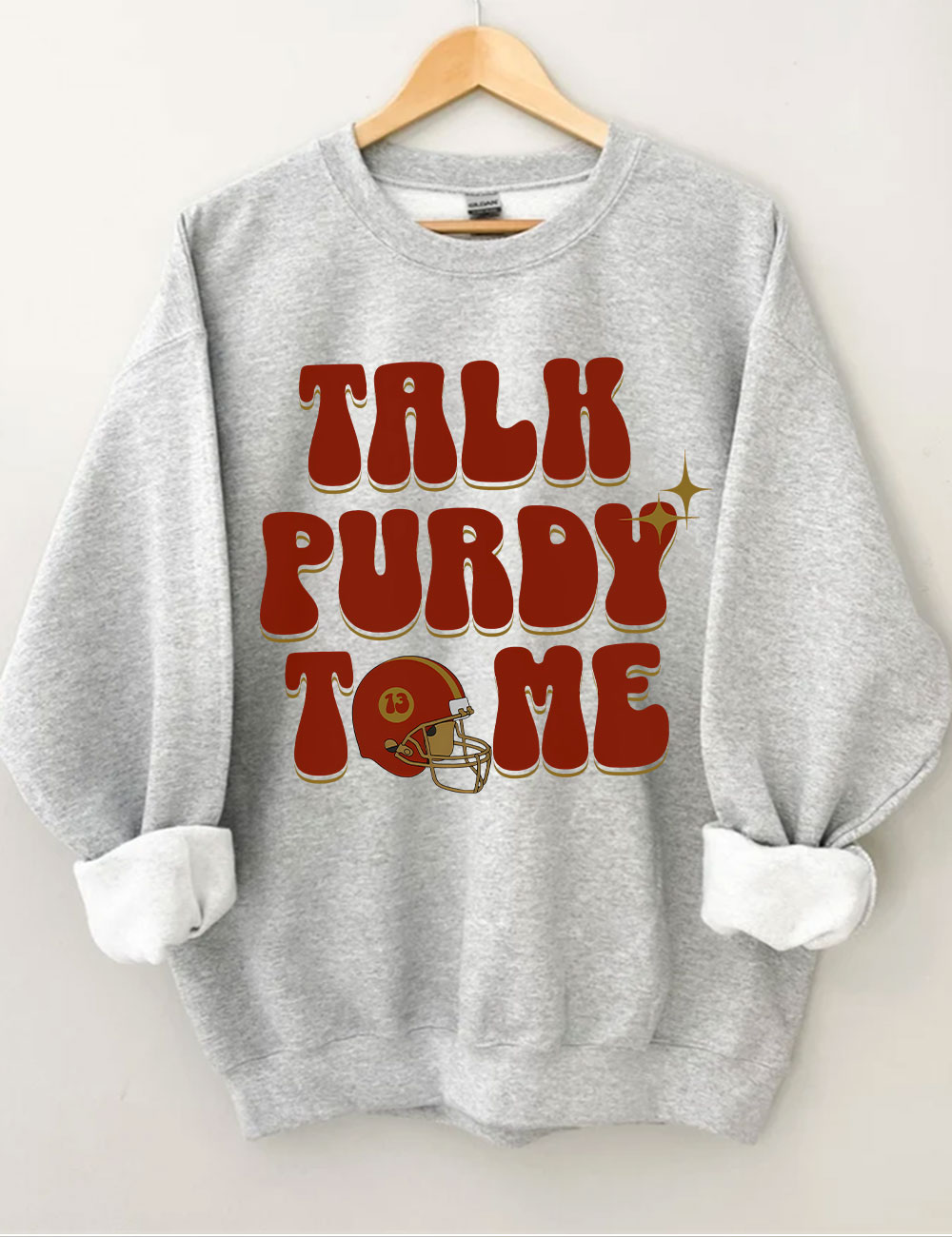 Talk Purdy To Me San Francisco 49ERS Football Sweatshirt