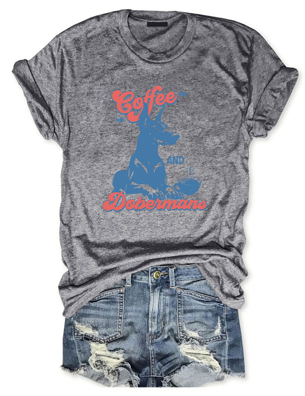 Coffee and Dobermans T-shirt