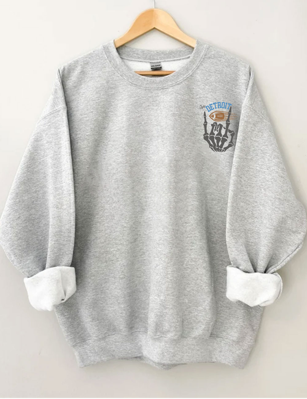 Dead Inside Detroit Football Sweatshirt