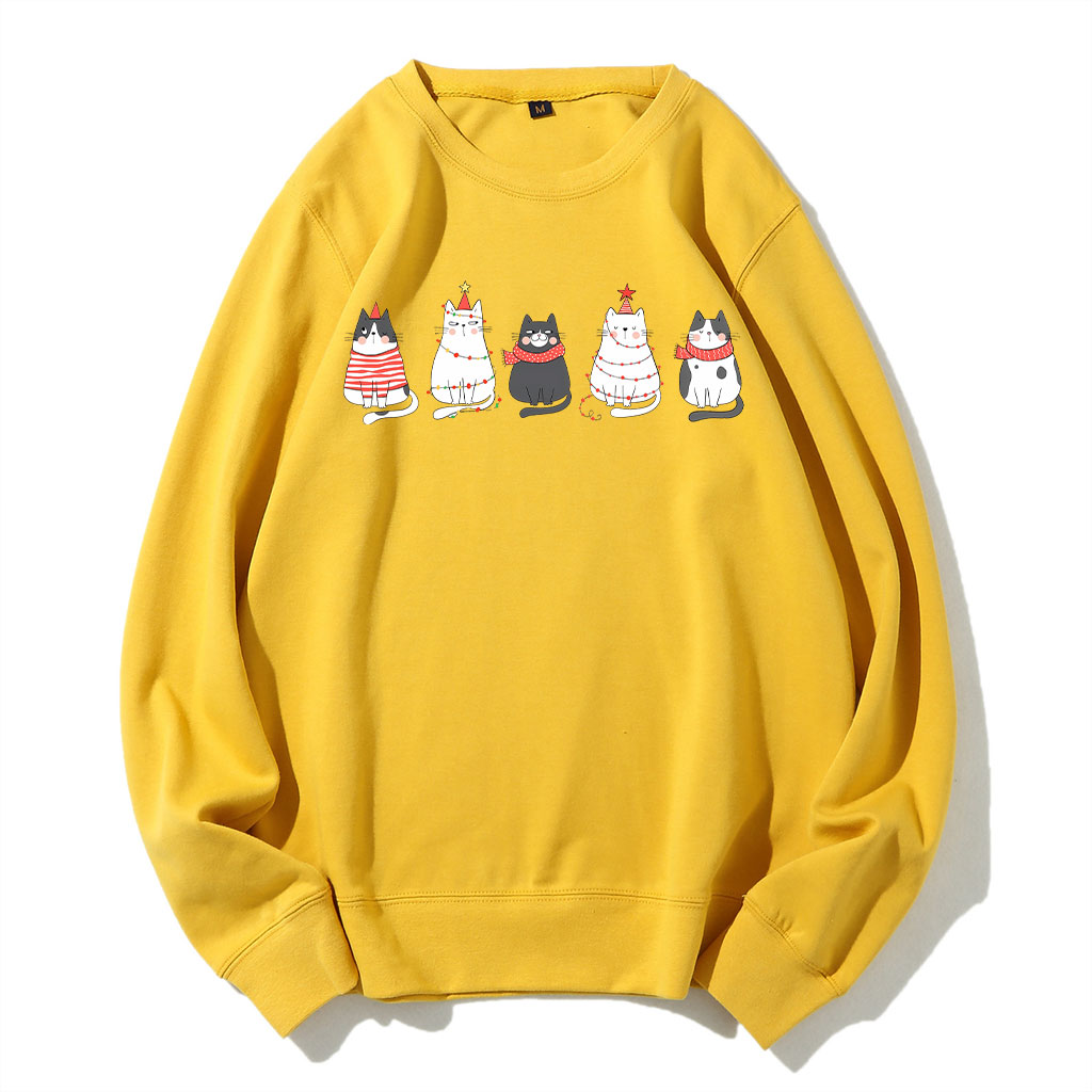 Cute Cat Christmas Sweatshirt