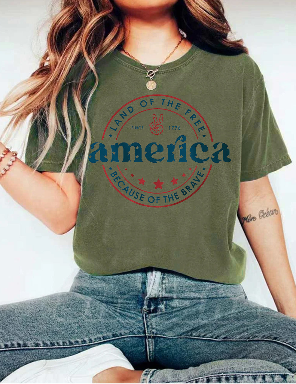America Land Of The Free Because Of The Brave T-shirt
