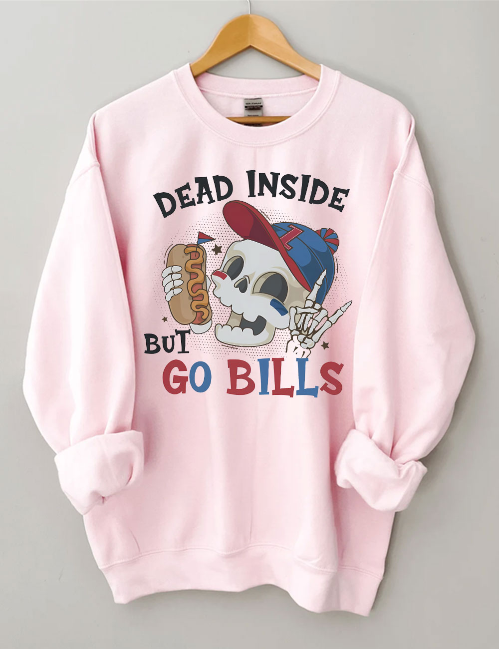 Dead Inside But Go Bills Sweatshirt
