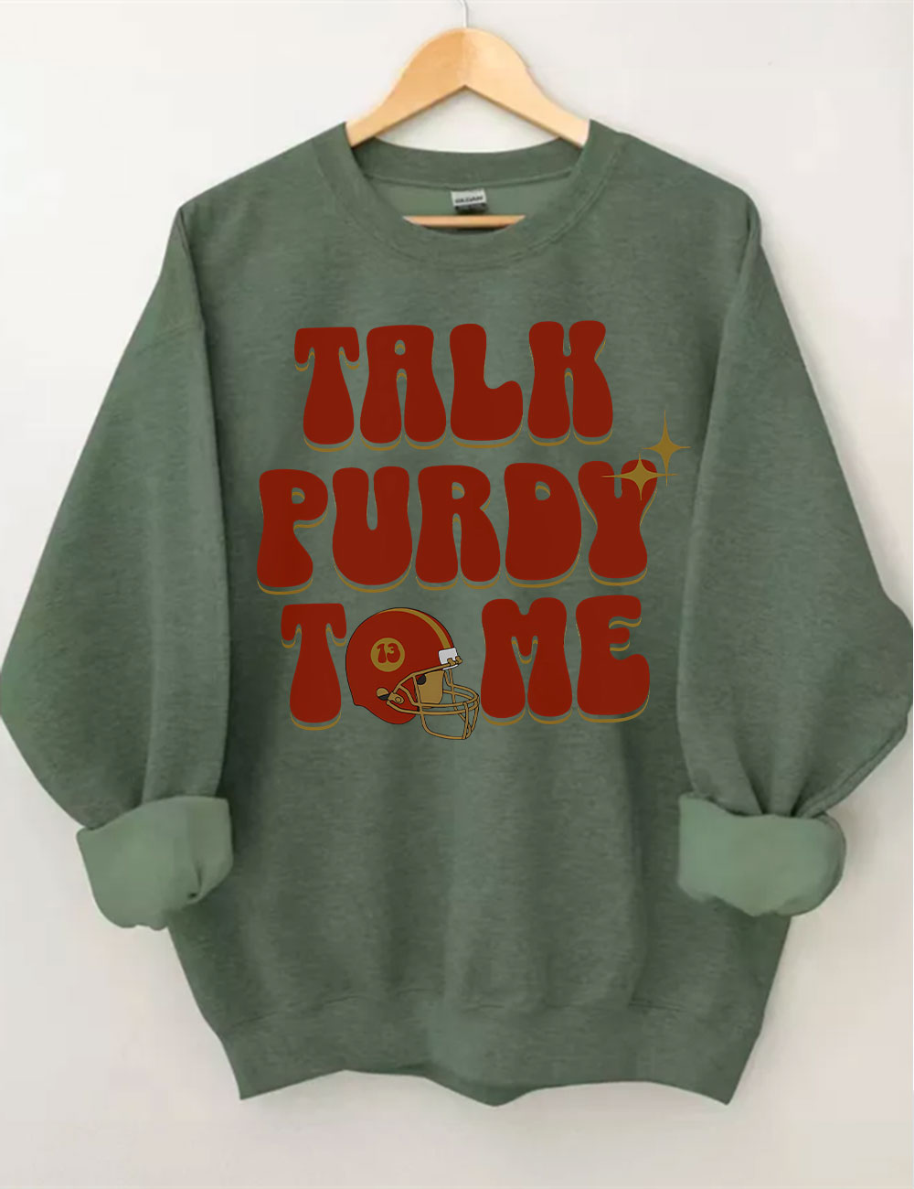 Talk Purdy To Me San Francisco 49ERS Football Sweatshirt
