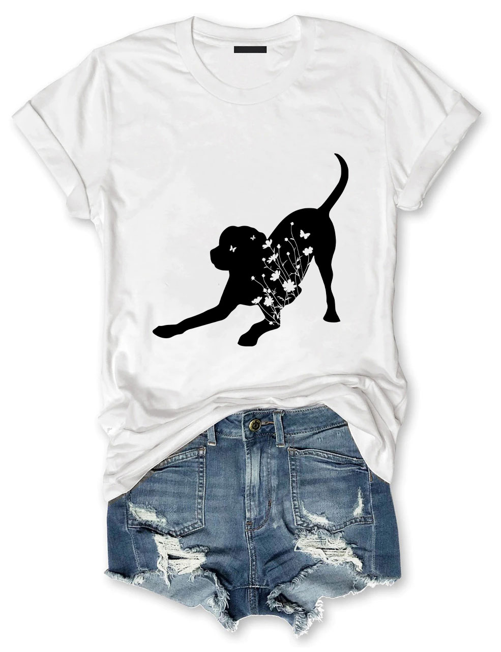 Black Lab Mom Funny T-shirt
