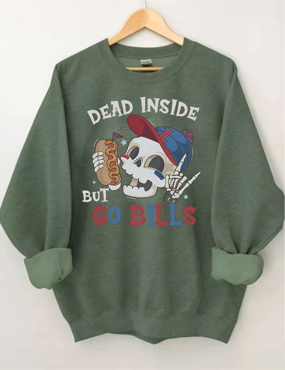 Dead Inside But Go Bills Sweatshirt