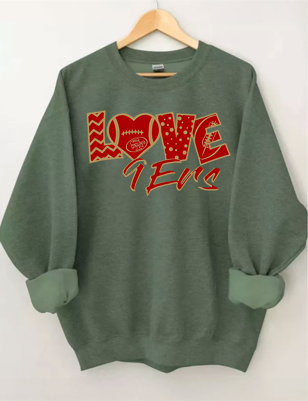 Love 9ers San Francisco Football Sweatshirt