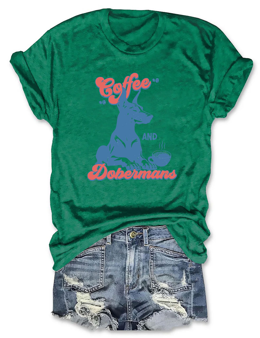 Coffee and Dobermans T-shirt