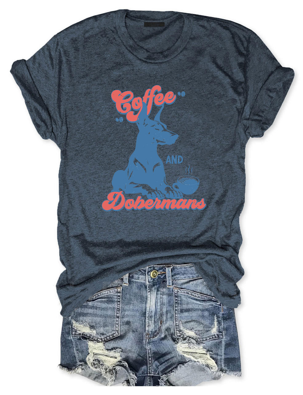 Coffee and Dobermans T-shirt
