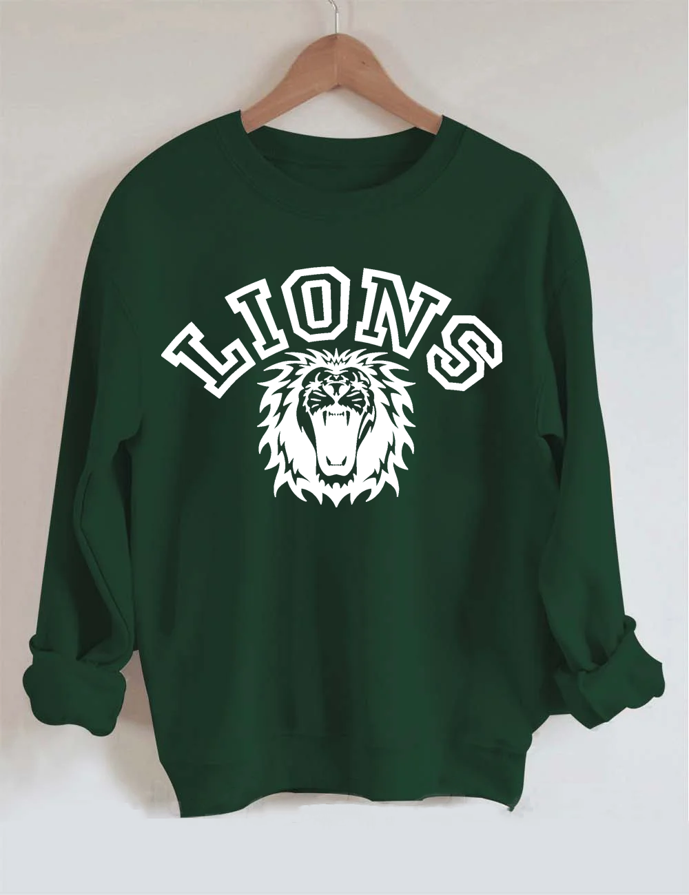 Lions mascot  Football Sweatshirt