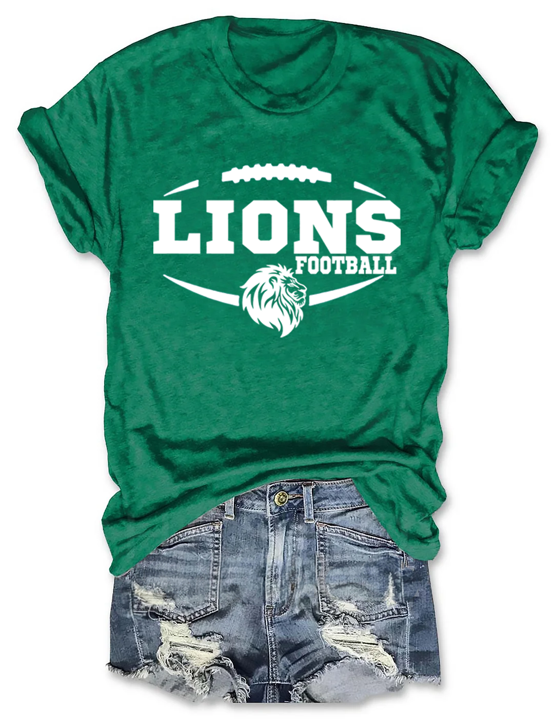 Lions logo  Football T-Shirt