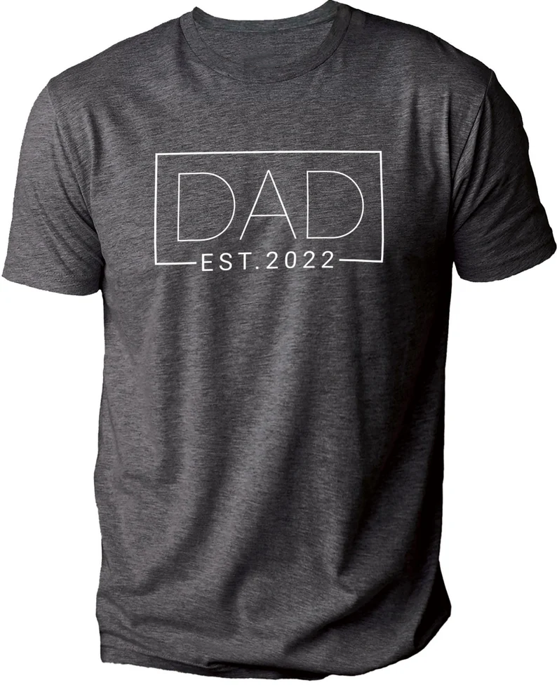 Dad Est 2022 Funny T-shirt for Men