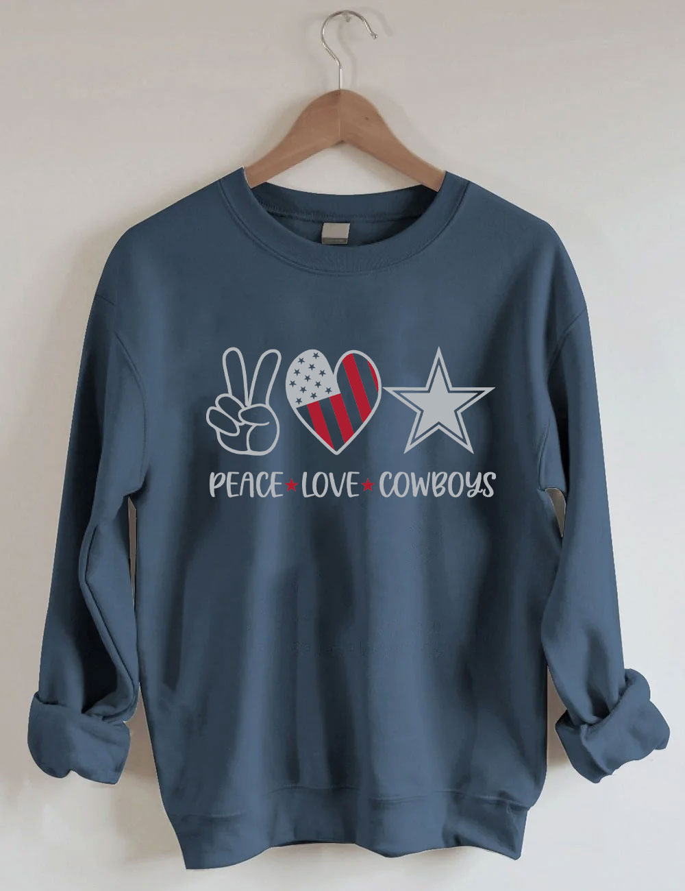 Peace Love Cowboys Sweatshirt