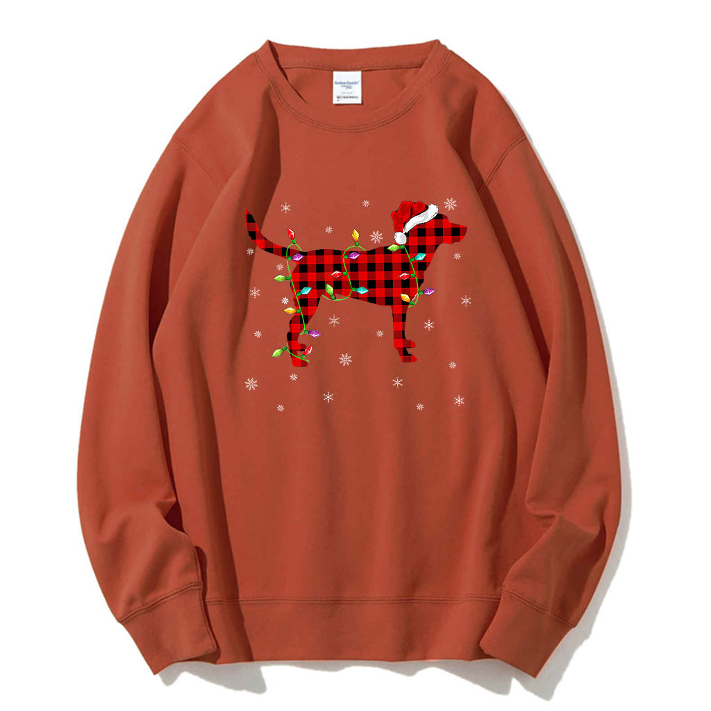 Labrador Retriever Christmas Light Sweatshirt
