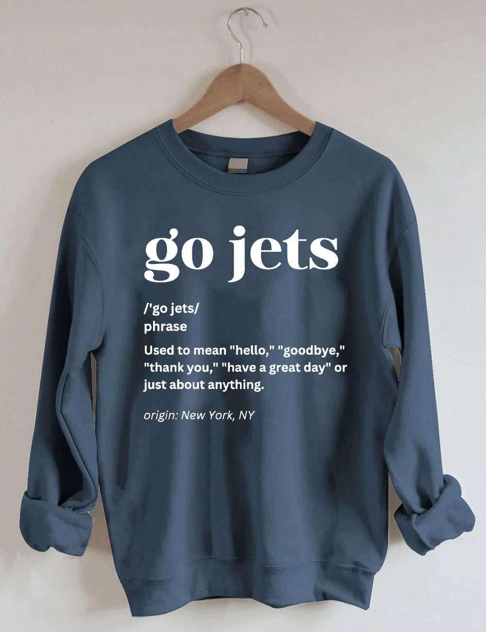 Go Jets Football Sweatshirt