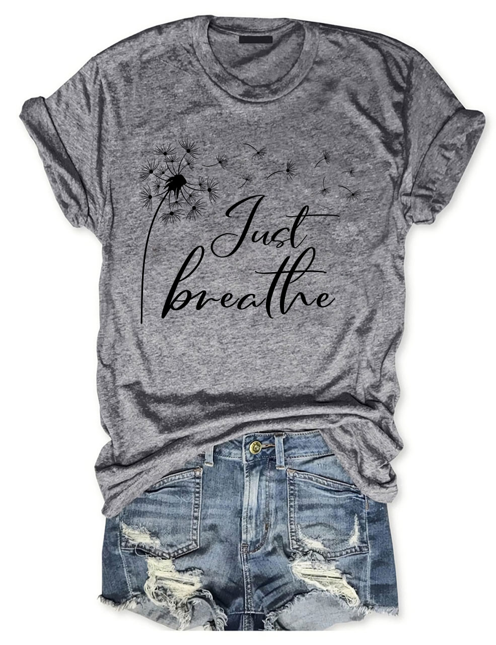 Just Breathe Dandelion T-shirt