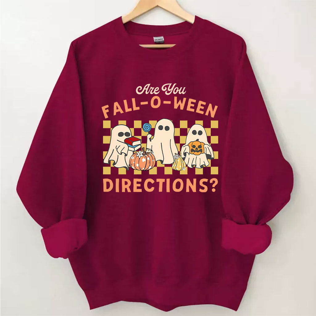 Trick or Treat Spooky Teacher Funny Sweatshirt