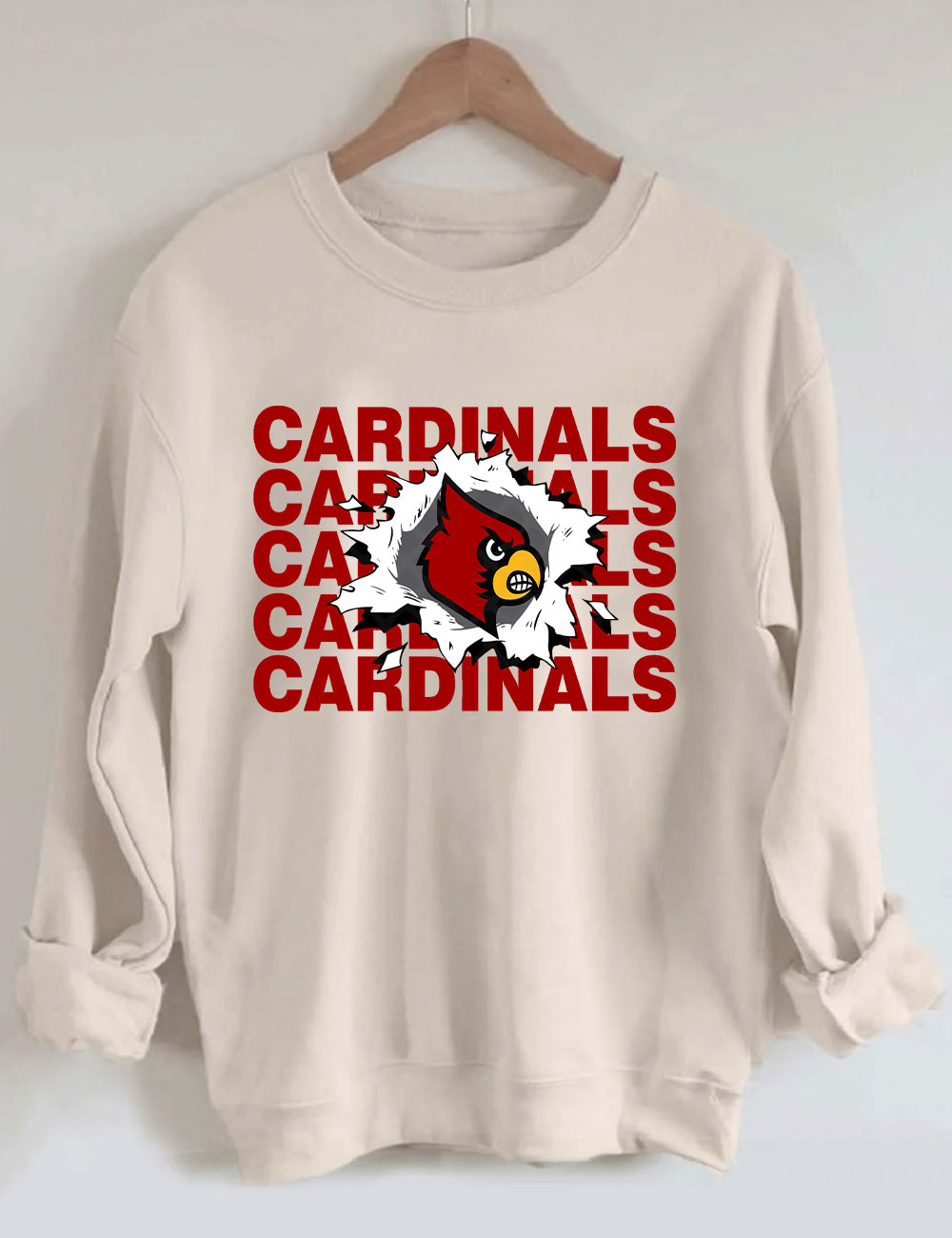 Arizona Cardinal Football Crewneck Sweatshirt / T-shirt 