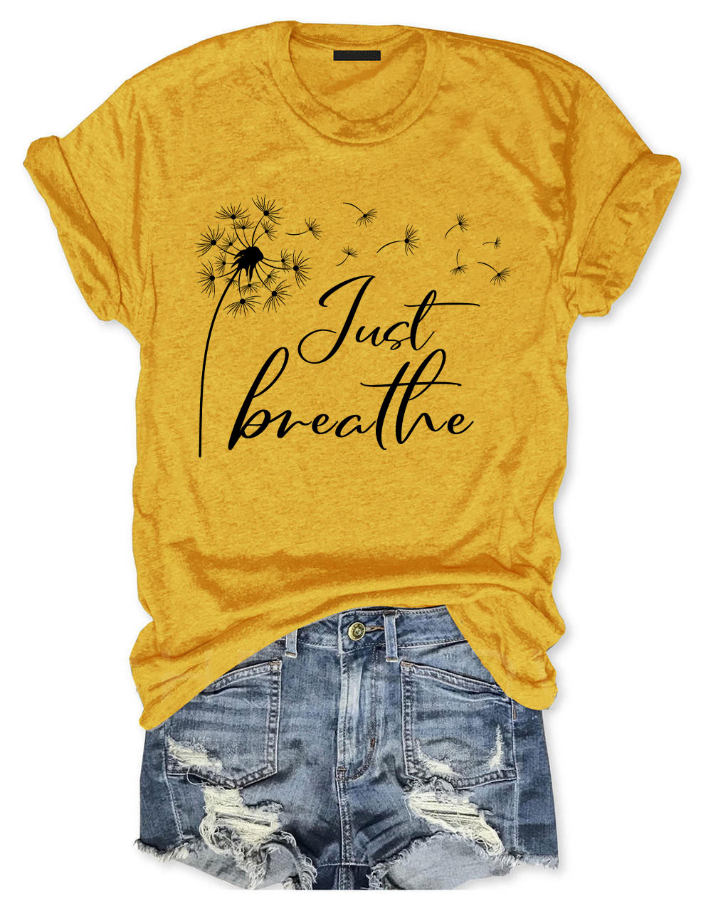 Just Breathe Dandelion T-shirt