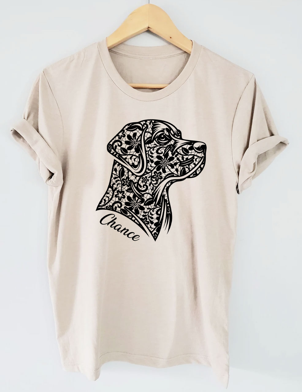 Custom Faux Lace Labrador T-shirt