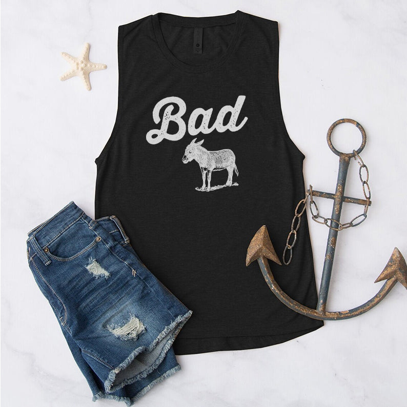Funny Bad Ass Donkey Tank