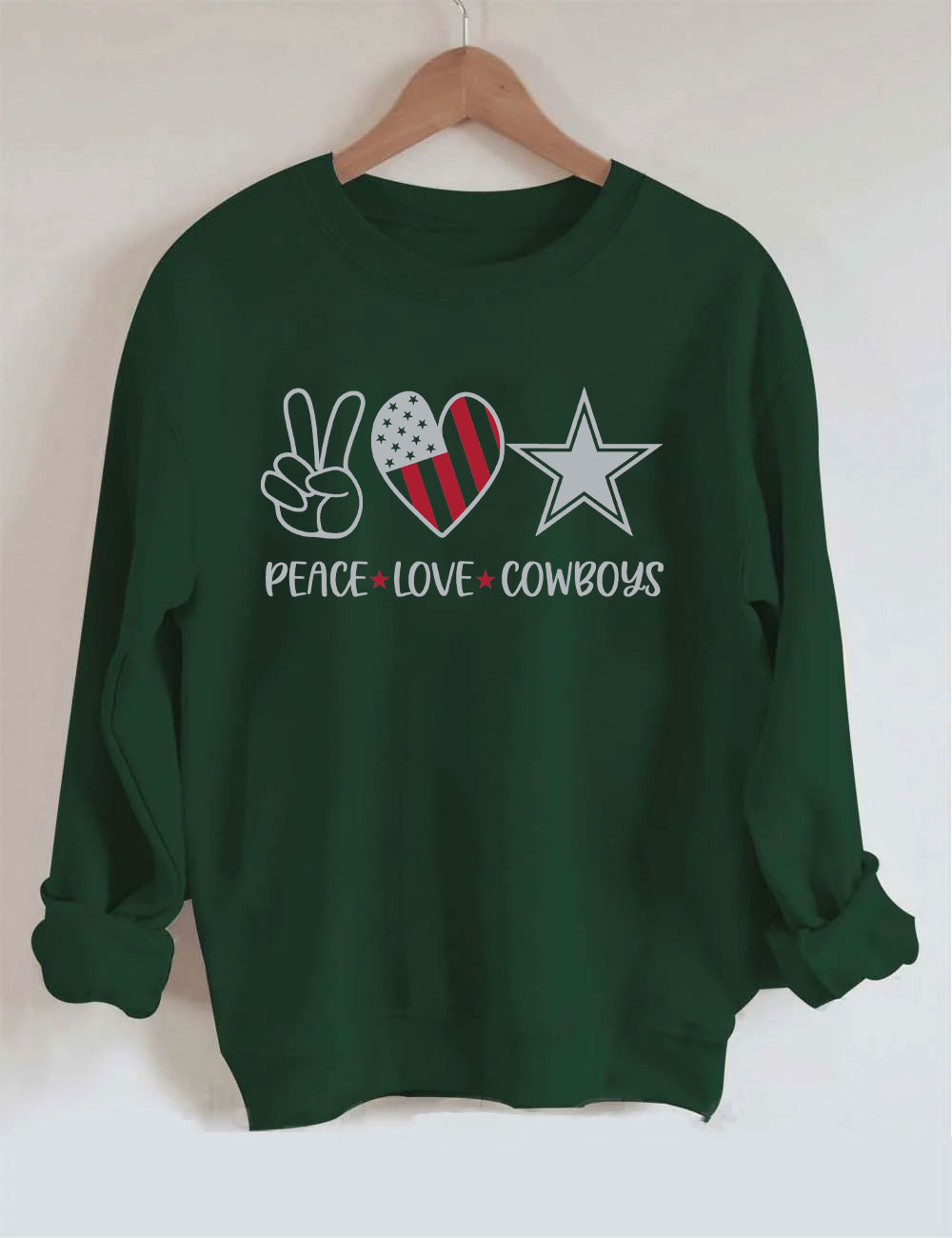 Peace Love Cowboys Sweatshirt
