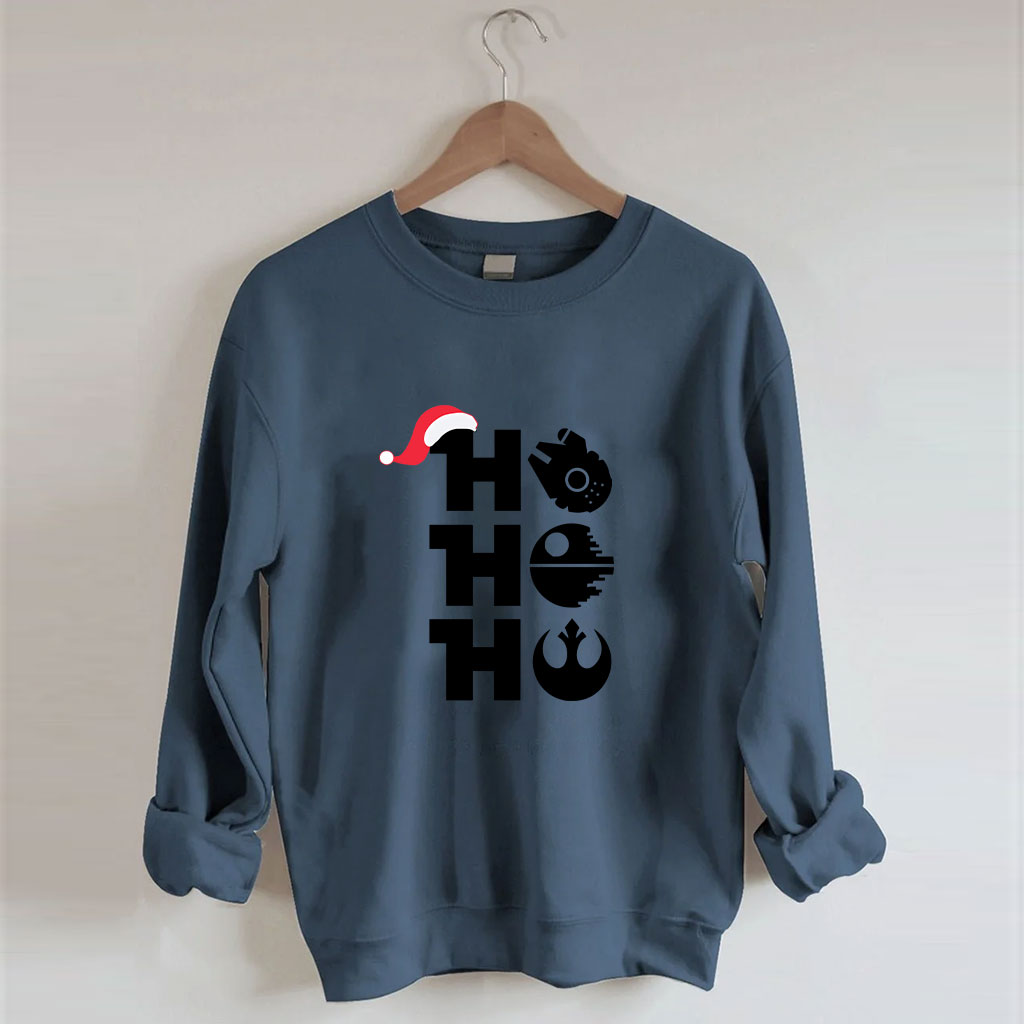 Ho Ho Ho Star Wars Christmas Funny Funny Sweatshirt