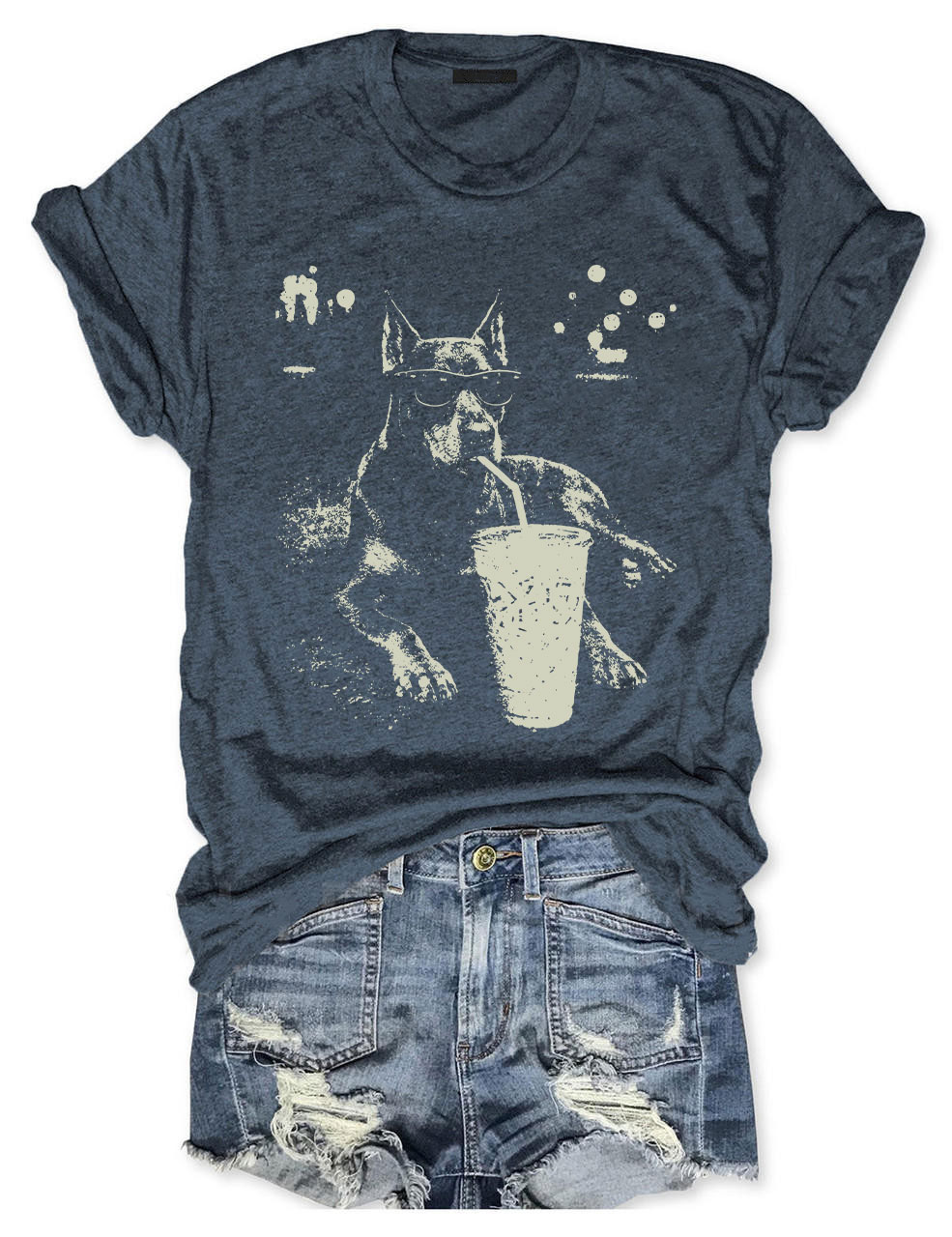 Doberman Iced Coffee T-shirt