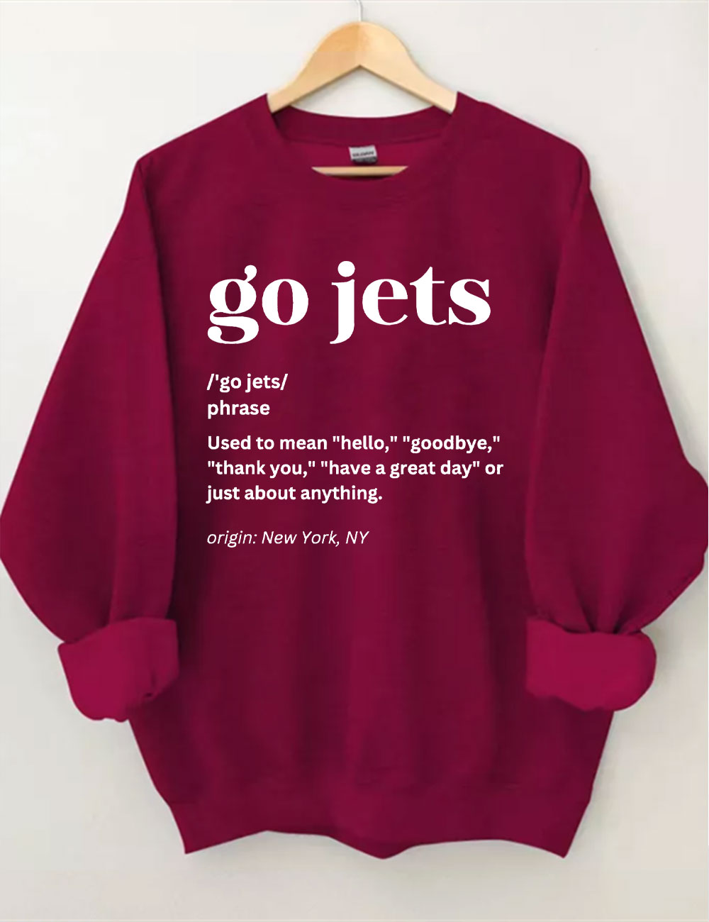 Go Jets Football Sweatshirt