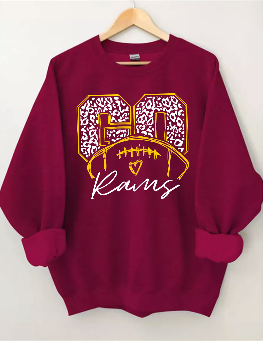 Leopard Go Ravens Sweatshirt