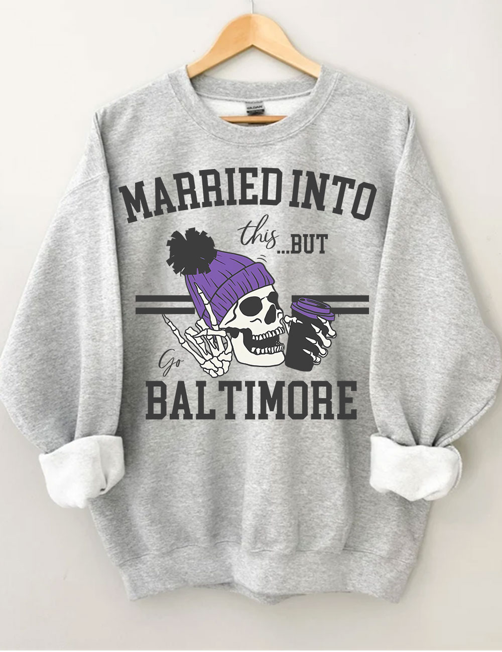 Married Into This Baltimore Football Sweatshirt
