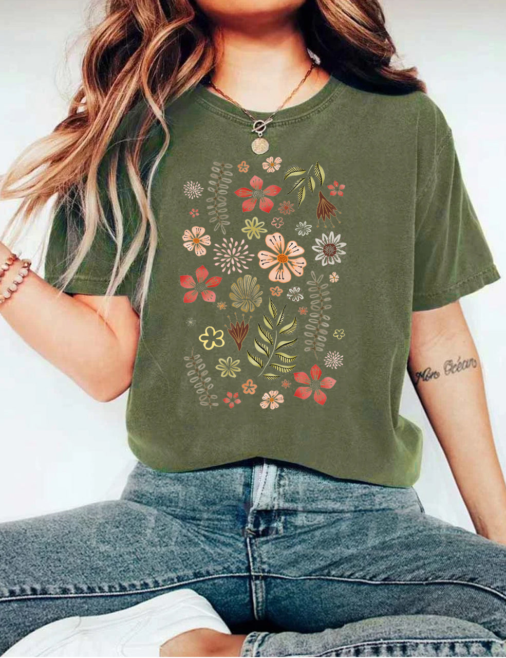 RETRO Flower T-shirt