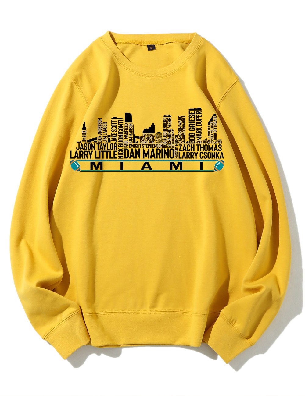 Miami Football Team All Time Legends Sweatshirt