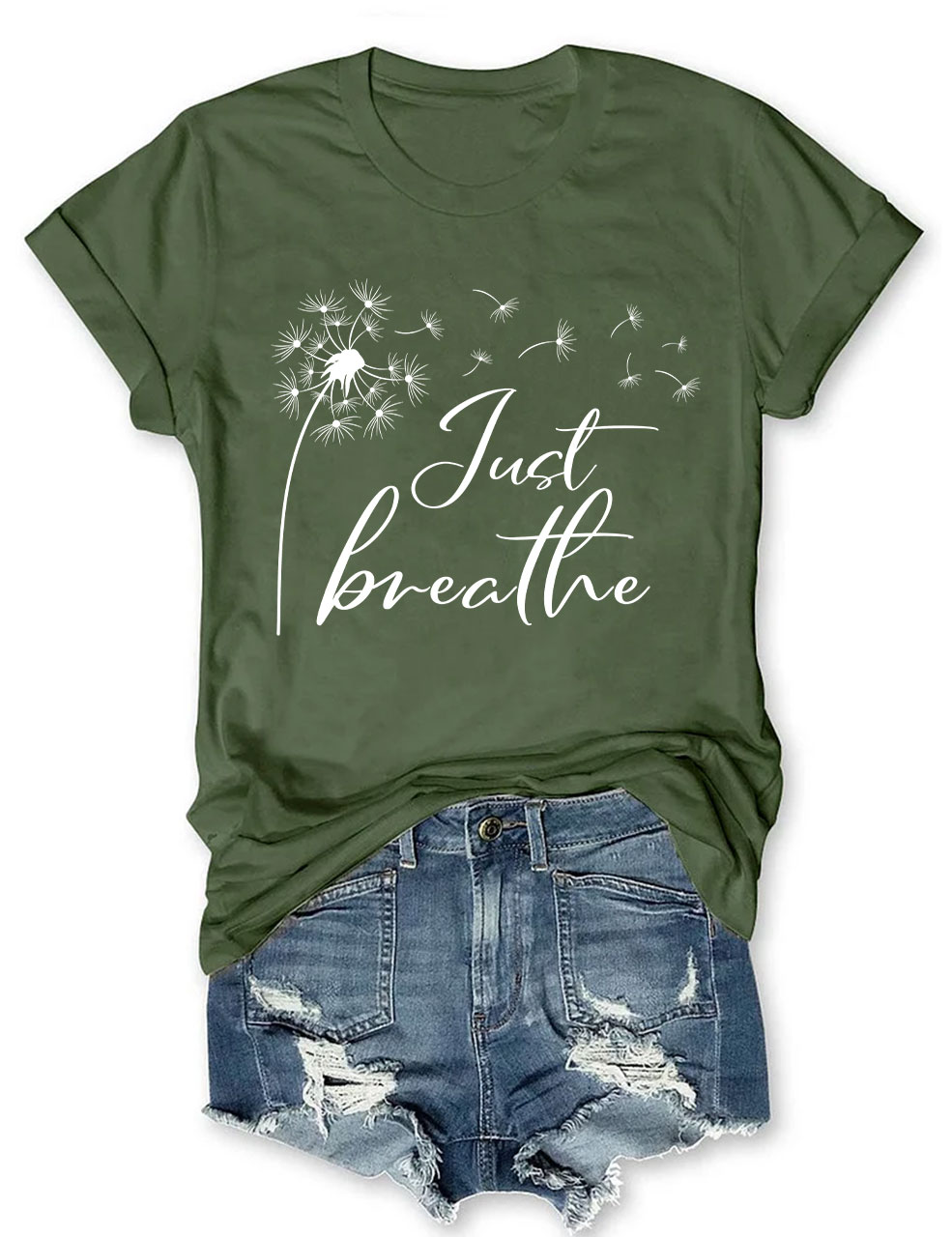 Just Breathe Dandelion T-shirt