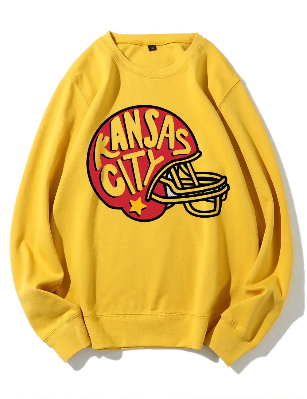 Kansas City Football Helmet Sweatshirt