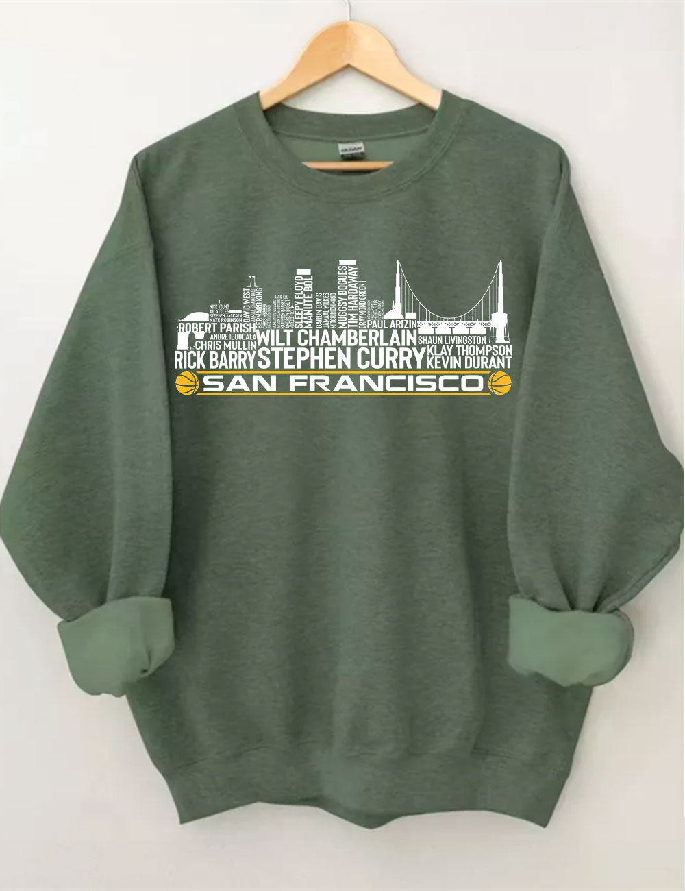 Golden State Basketball Team All Time Sweatshirt