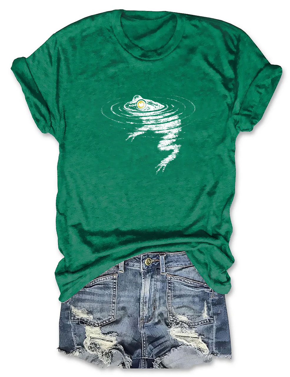 Frog Swimming Funny T-Shirt