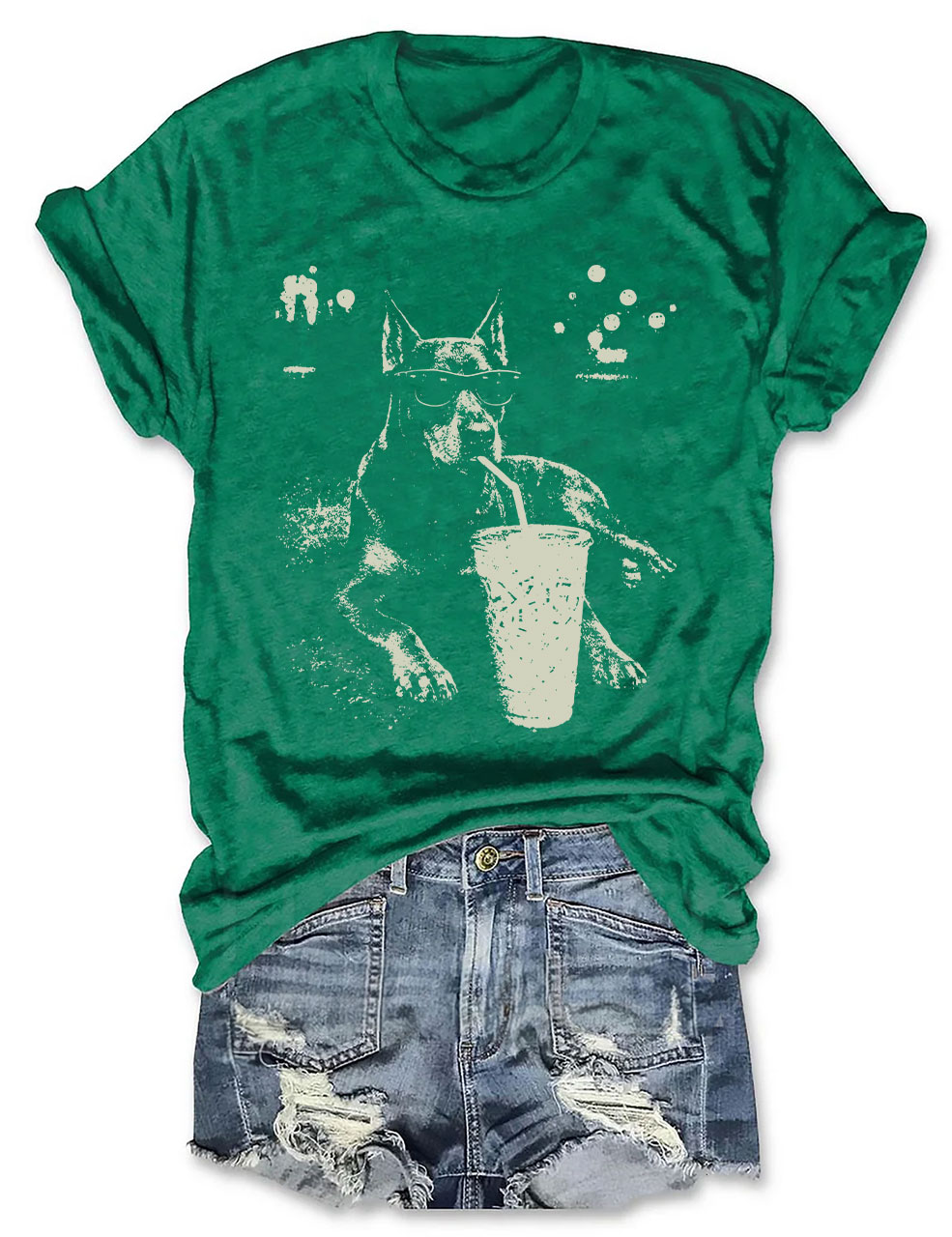 Doberman Iced Coffee T-shirt