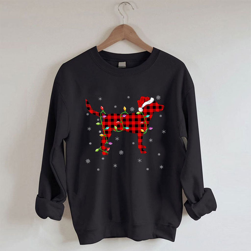 Labrador Retriever Christmas Light Sweatshirt
