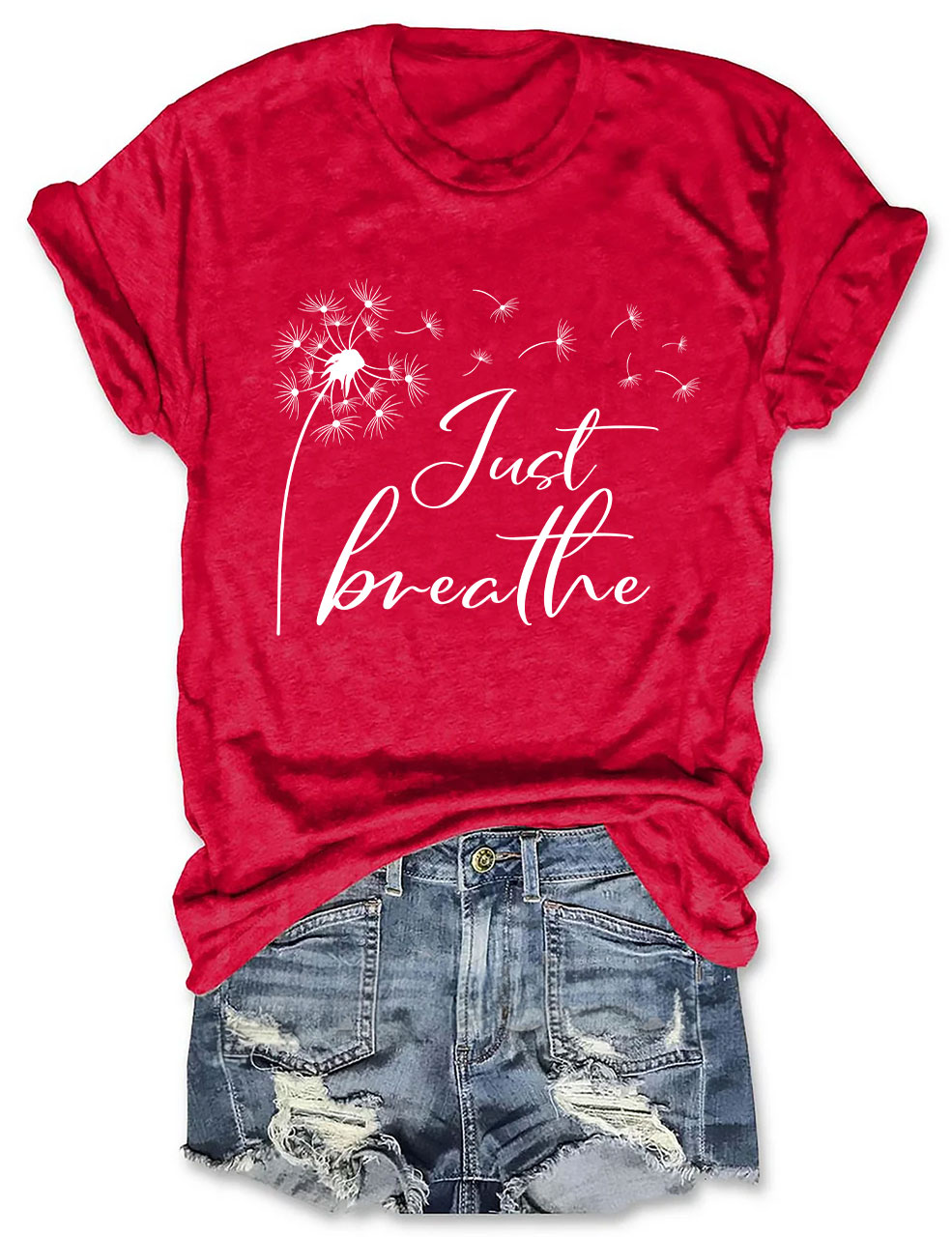 Just Breathe Dandelion T-shirt