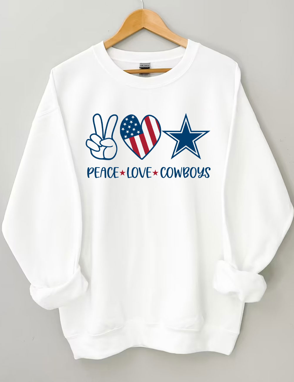 Peace Love Cowboys Sweatshirt