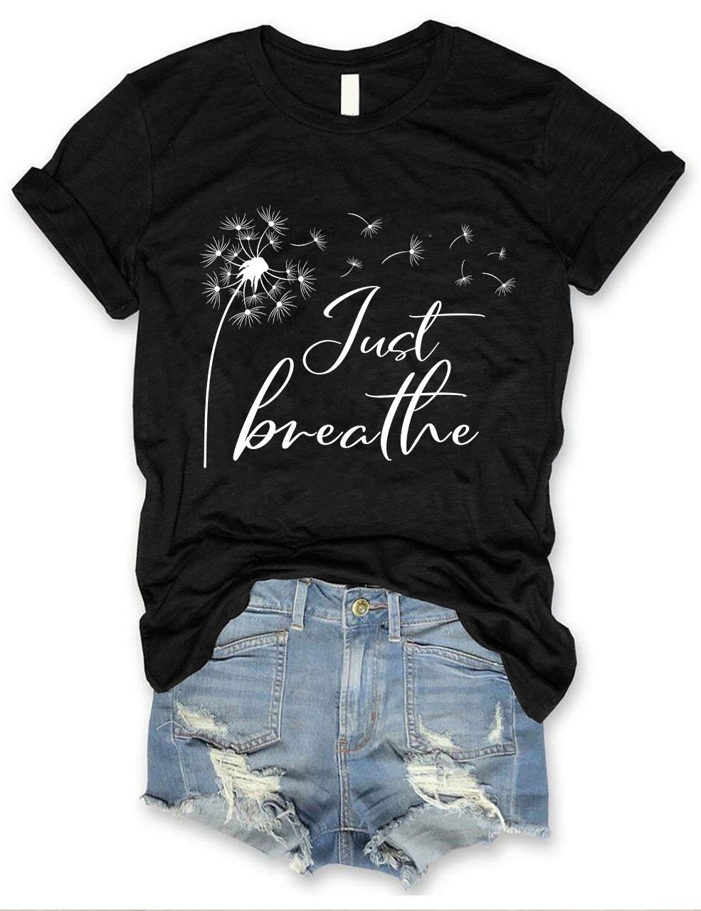 Just Breathe Dandelion T-shirt