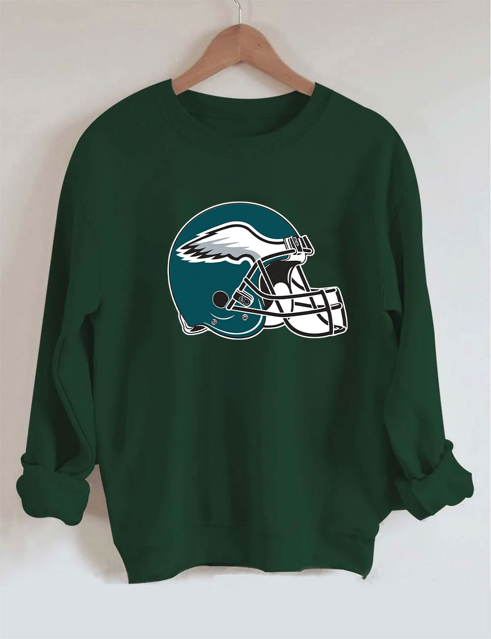 Eagles Helmet Football Sweatshirt