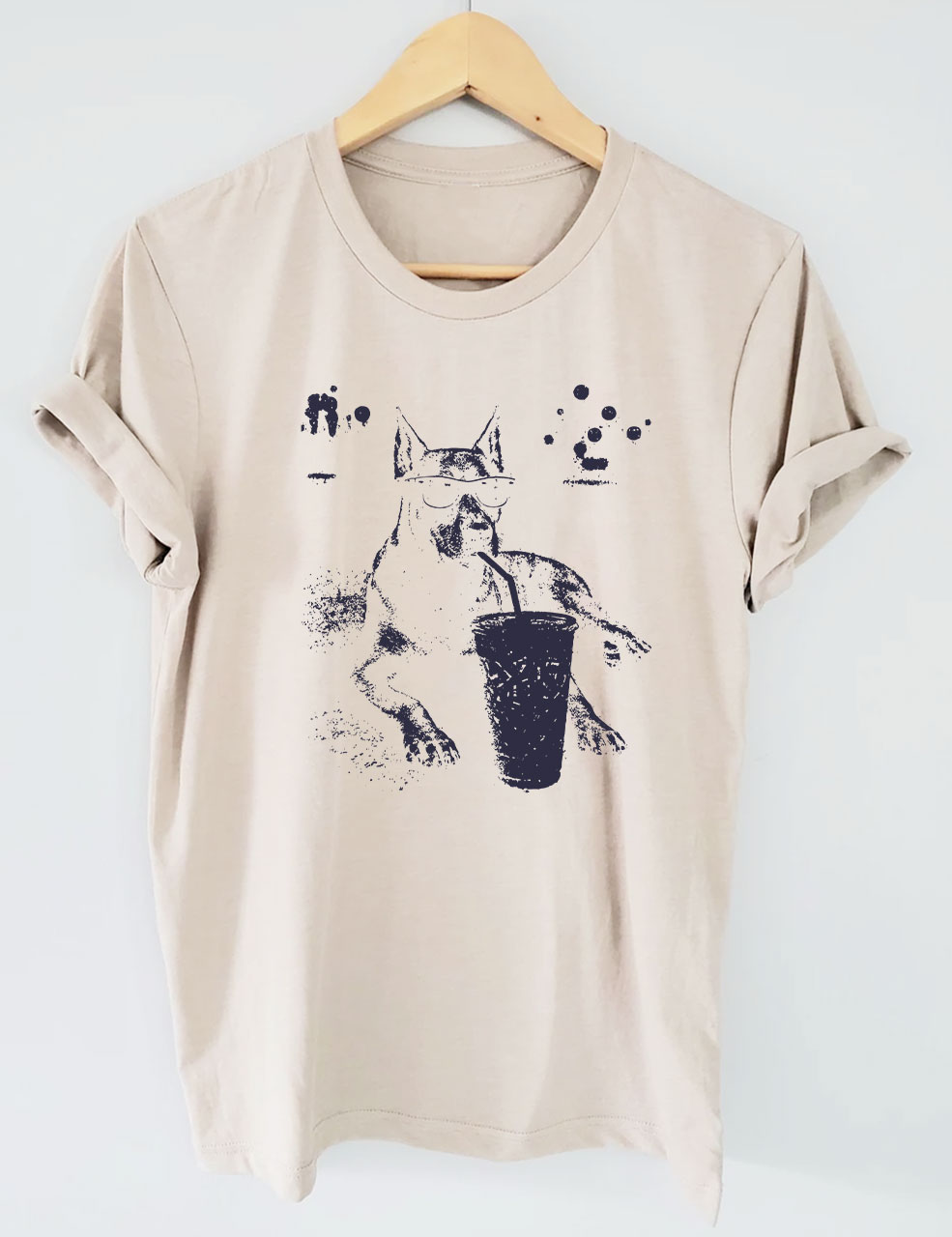 Doberman Iced Coffee T-shirt