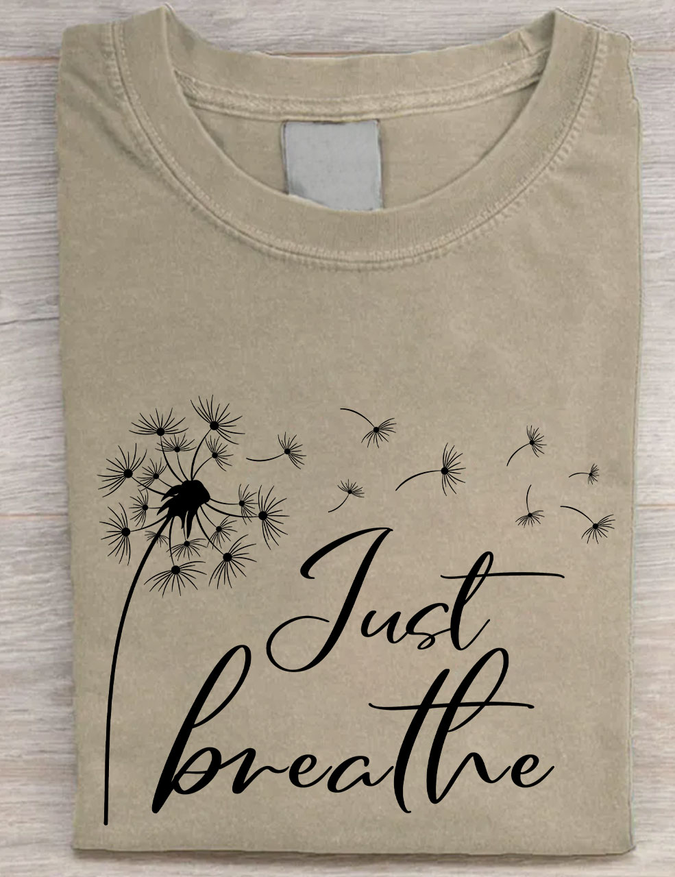 Just Breathe Dandelion T-shirt