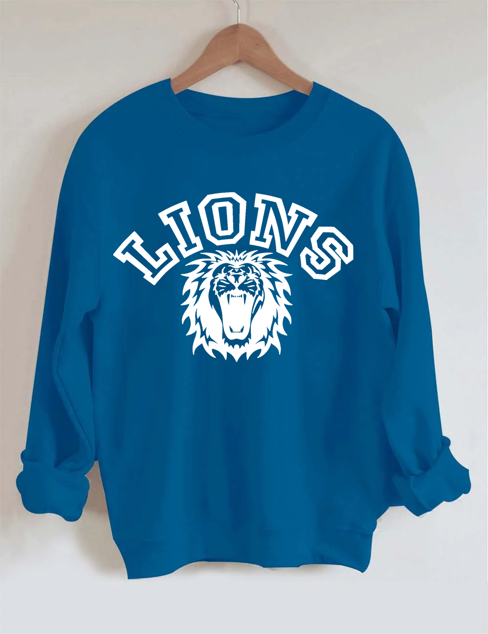 Lions mascot  Football Sweatshirt