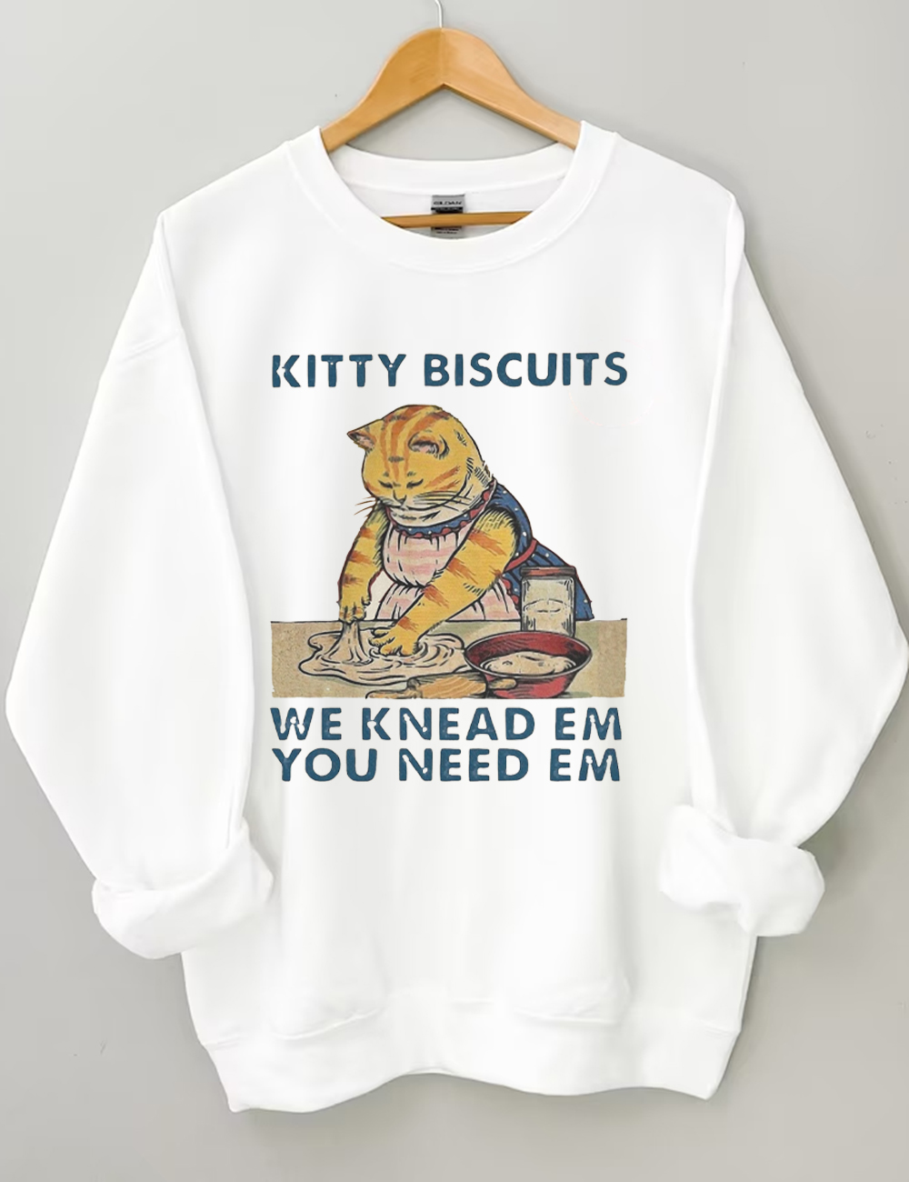 Funny Kitty BiscuitsSweatshirt