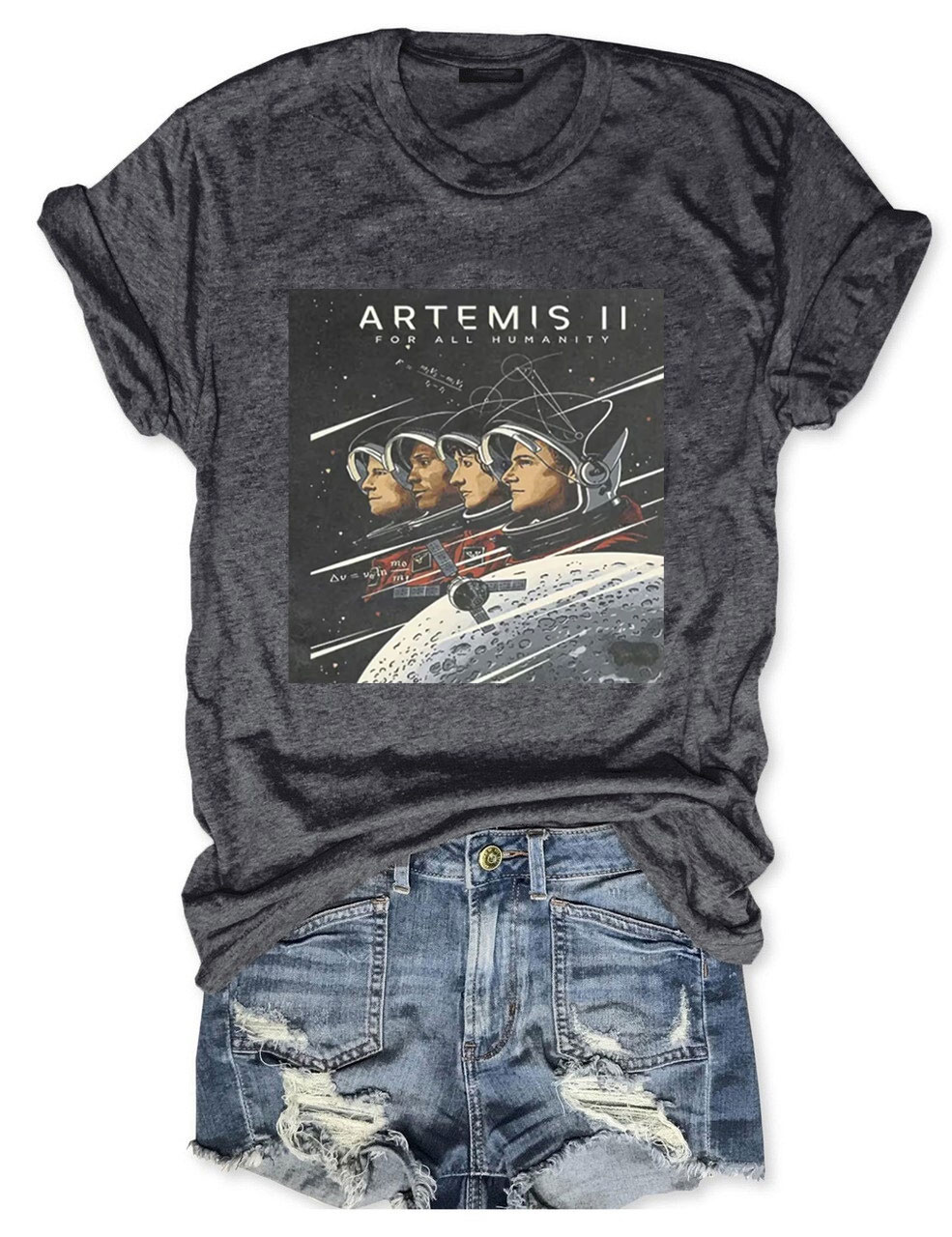 Artemis II 2026 Rocket Launch T-Shirt