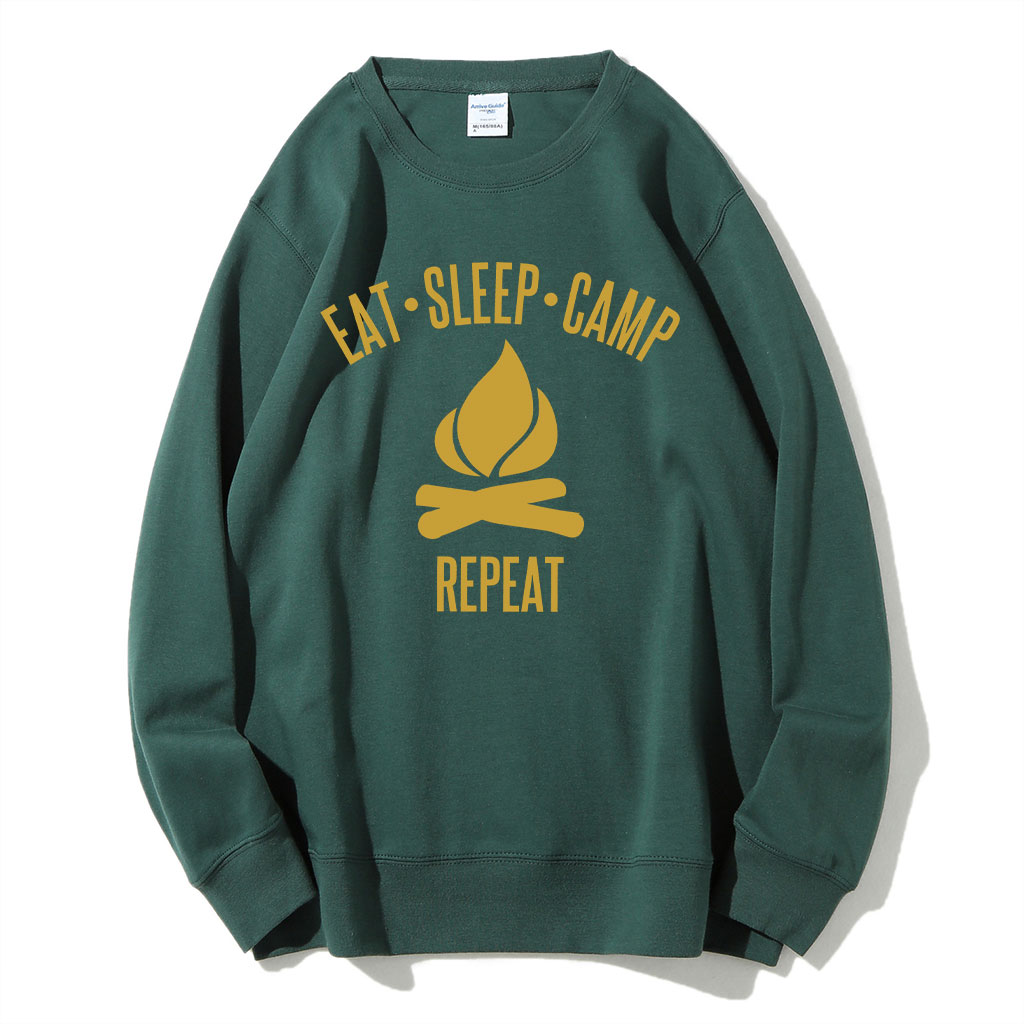 Eat Sleep Camp Repeat Sweatshirt