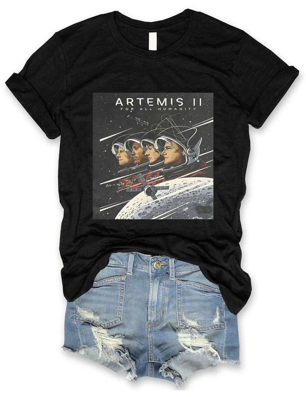 Artemis II 2026 Rocket Launch T-Shirt